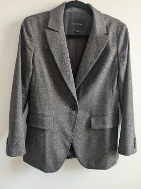 Plaid Long and Lean Blazer